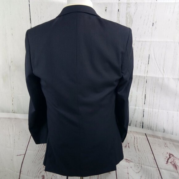 Angelo Rossi Hand Tailored 40L Black Suit Blazer - Picture 6 of 8